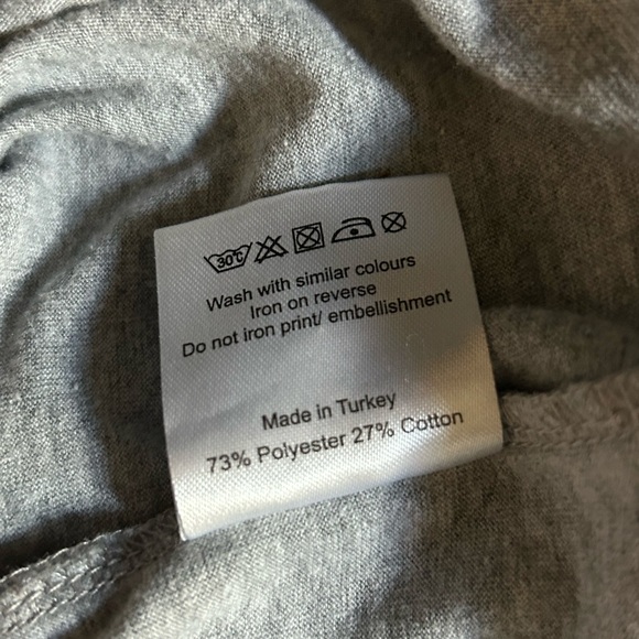 Nicce T-Shirt XS Grey 3D Embroidered Spellout Logo Short Sleeve Cotton Mens XS - Picture 14 of 14